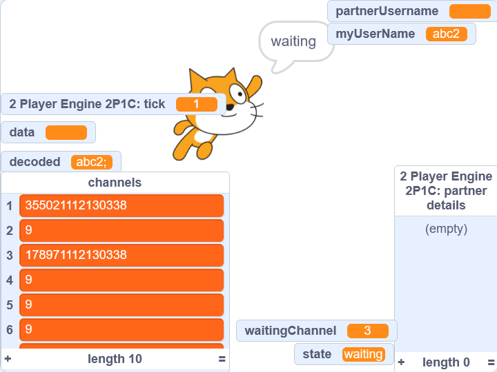 Two Player Cloud Communication Engine