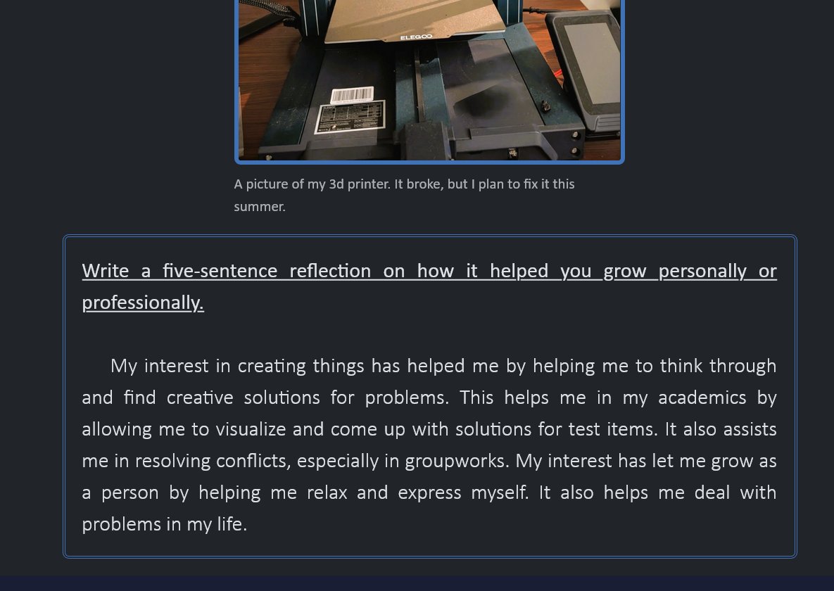 A picture of Interest Page 1